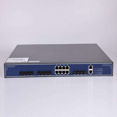 FTTH Equipment 4*10G SFP+ 8 PON Port Fiber Optic GEPON OLT